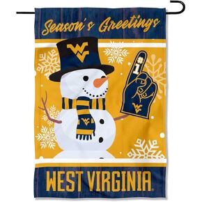 West Virginia Holiday Winter Snow Garden Banner Flag