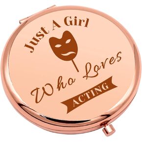 Theatre Gifts Theatre Lover Gifts Compact Makeup Mirror for Actors Director Broadway Theatre Drama Gifts Theater Girl Gifts Folding Makeup Mirror for Drama Student Birthday Graduation Gifts