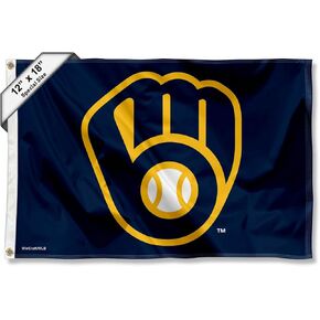 Milwaukee Brewers Boat and Golf Cart Flag
