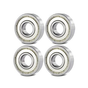 4pcs 683ZZ Bearings 3 X 7 X 3mm Small Double Metal Shielded Deep Groove Bearing, Stainless Steel