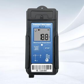 Vibration Data Logger 3-Axis Shock Datalogger Temperature Recorder USB,Digital Shipping Vibration Meter Auto Report 34560 Records,Transport Logger for Shock Sensitive Goods Monitor