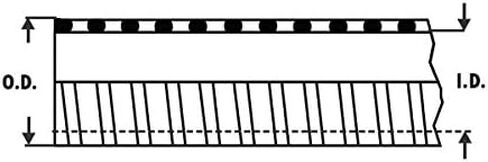 Sealproof 1/2-Inch Flexible Non-metallic Liquid-Tight Electrical Conduit Type B, UL Listed, 1/2" Dia, 100 Feet, Made in USA in Saudi Arabia