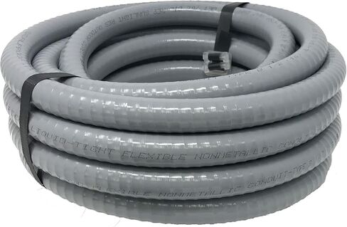 Sealproof 1/2-Inch Flexible Non-metallic Liquid-Tight Electrical Conduit Type B, UL Listed, 1/2" Dia, 100 Feet, Made in USA in Saudi Arabia