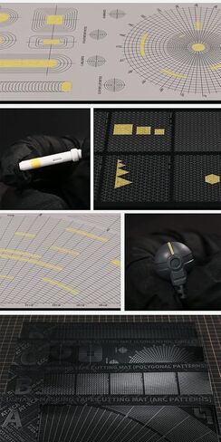 DSPIAE شريط لاصق قطع حصيرة تصميم مزدوج الجوانب نموذج بناء أدوات قطع لوحة - متعدد الأضلاع in Kuwait