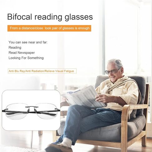 Transition Photochromic Bifocal Reading Glasses for Men Women UV Protection Sunglasses Sun Readers Eyewear Presbyopia in Saudi Arabia