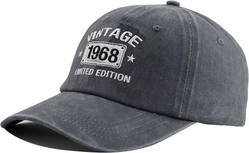 Vintage 1974 1973 1972 1971 1970 1969 1968 1967 1966 1965 Limited Edition Adjustable Embroidered Baseball Cap in Saudi Arabia