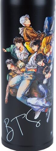 Bangtan Boys Stainless Steel Water Bottle 17oz 500ML Keeps Liquids Hot or Cold Jung Kook V in Saudi Arabia