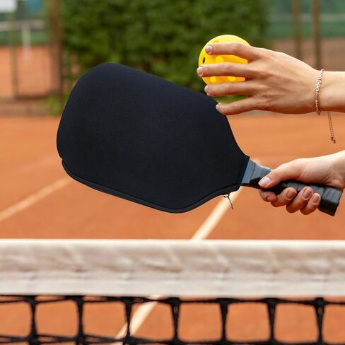 غطاء مجداف Pickleball، غطاء مناسب عالمي مجداف Pickleball، كم مضرب 8.6x11.2 بوصة، غطاء مجداف من النيوبرين، حقيبة تخزين مجداف Pickleball، كم مضرب Pickleball in Kuwait