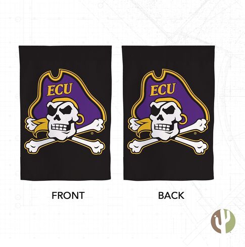 لافتة قراصنة من Desert Cactus East Carolina University Garden Flag ECU 100% بوليستر (تصميم A) in Saudi Arabia