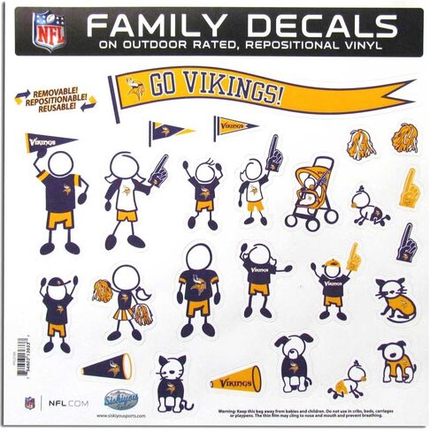 Siskiyou NFL Fan Shop Family Decal Set Large in Saudi Arabia