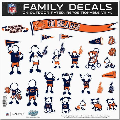 Siskiyou NFL Fan Shop Family Decal Set Large in Saudi Arabia