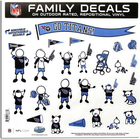 Siskiyou NFL Fan Shop Family Decal Set Large in Saudi Arabia