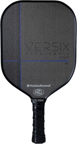 VERSIX Pro 6C Carbon Control Textured Pickleball Paddle - Carbon Fiber Face, Weight 7.8 – 8.2oz.(Midweight), 15mm Thick Polypropylene Core, 4 1/8" Grip (Small Grip) in Saudi Arabia