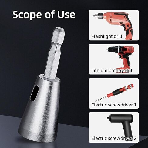 Wire Twister Tool for Drill,Drill Wire Twister, Wire Twister Wire Connector 6mm Hex Shank,Wire Twisting Tool, Wire Nut Twister for Electrical Power Drill（2PC) in Saudi Arabia