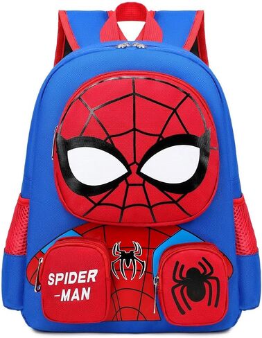 Boys Backpack 3d Cartoon Backpack for Toddler Elementary School Spider Backpack Bags Bookbag for Boy Girls Lightweight Waterproof Kids Backpack in Saudi Arabia