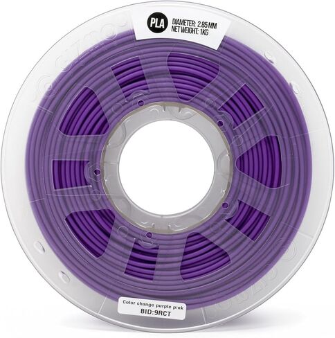 Gizmo Dorks 3mm (2.85mm) PLA Filament 1kg / 2.2lb for 3D Printers, Color Change Purple to Pink in Saudi Arabia