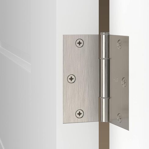 National Hardware Squeak Guard Hinges 1/4 In. Radius Round Corner 3-Pack in Matte Black in Saudi Arabia