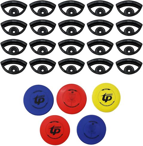 PIAOLGYI Disc Golf Mounts Display Holder Hanger Accessory Compatible with Disc Dolf Discs,20 PCS in Saudi Arabia