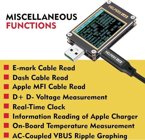 USB السلطة متر USB 3.1 تستر رقمي متعدد فاحص/ مختبر التيار الكهربائي كاشف جهد Lua مترجم متكامل تيار مستمر 26 فولت 6A PD 2.0/3.0 QC 2.0/3.0/4.0 PPS الزناد in Kuwait