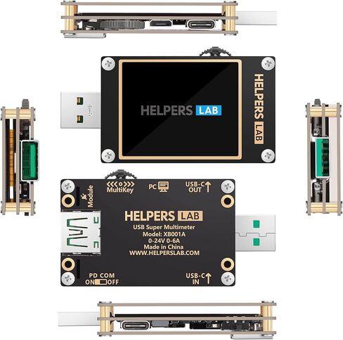 USB السلطة متر USB 3.1 تستر رقمي متعدد فاحص/ مختبر التيار الكهربائي كاشف جهد Lua مترجم متكامل تيار مستمر 26 فولت 6A PD 2.0/3.0 QC 2.0/3.0/4.0 PPS الزناد in Kuwait