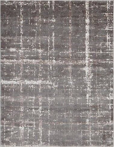 سجادة منطقة Loom Jill Zarin Uptown Collection الفريدة - Lexington Avenue (مستطيل مقاس 9 × 12 × 2 بوصة، رمادي/عاجي) in Saudi Arabia