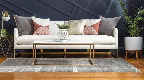 سجادة منطقة Loom Jill Zarin Uptown Collection الفريدة - Lexington Avenue (مستطيل مقاس 9 × 12 × 2 بوصة، رمادي/عاجي) in Saudi Arabia