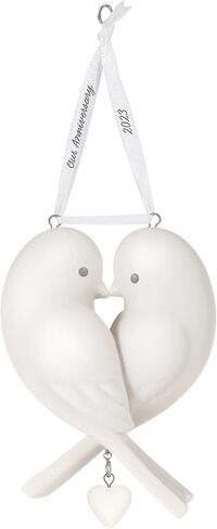 Hallmark Keepsake Christmas Ornament 2023, Our Anniversary, Lovebirds Wedding Anniversary in Saudi Arabia