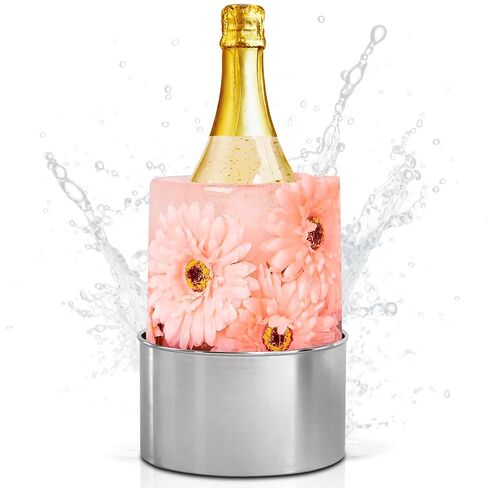 Ice Mold Bottle Chiller Champagne Ice Bucket Mold - Ice Mold Wine Bottle Chiller Wine Chiller Ice Mold Wine Bucket Chiller for Parties Bottle Ice Bottle Chiller Ice Mold for Wine Bottle Wine Bottle in Saudi Arabia