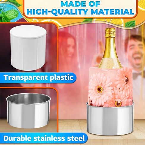 Ice Mold Bottle Chiller Champagne Ice Bucket Mold - Ice Mold Wine Bottle Chiller Wine Chiller Ice Mold Wine Bucket Chiller for Parties Bottle Ice Bottle Chiller Ice Mold for Wine Bottle Wine Bottle in Saudi Arabia