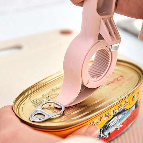 Jar Opener,4 in 1 Multi Function Can Opener Bottle,Multi Kitchen Tool for Jelly Jars,Wine,Beer and other,Bottle Opener to Protect the Nail Use for Children, Elderly and Arthritis Sufferers.(purple) in Saudi Arabia