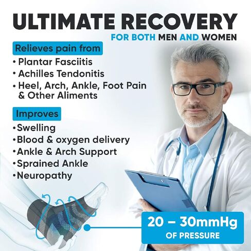 POWERLIX Feet Orthopedic Brace Neuropathy (Pair) for Women & Men, Arthritis, Plantar Fasciitis, Tendinitis in Saudi Arabia