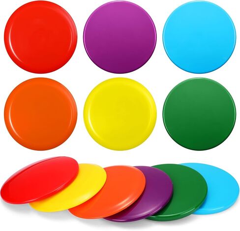 Poen 12 Pieces Disc Golf Set 4 Pcs Putter 4 Pcs Mid Range 4 Pcs Driver 140-160 g Plastic Disc Golf Comfortable Flying Disc for Beginner, Colors May Vary, DIY Your Discs in Saudi Arabia