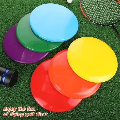 Poen 12 Pieces Disc Golf Set 4 Pcs Putter 4 Pcs Mid Range 4 Pcs Driver 140-160 g Plastic Disc Golf Comfortable Flying Disc for Beginner, Colors May Vary, DIY Your Discs in Saudi Arabia