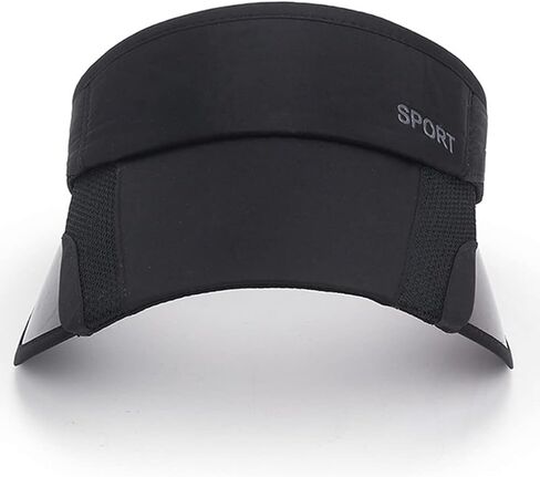 Sun Visor Hat for Women and Men - Retractable Brim Sport Hat, Summer Golf Tennis Running Beach Hat with Ponytail Hole in Kuwait