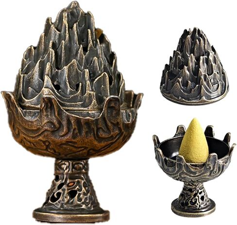 Agarwood Coils Incense (42 PCS) Spiral Incense Coil Incense Holder Burner, Natural Incense Coils Spiral Design for Long-Lasting Fragrance in Kuwait