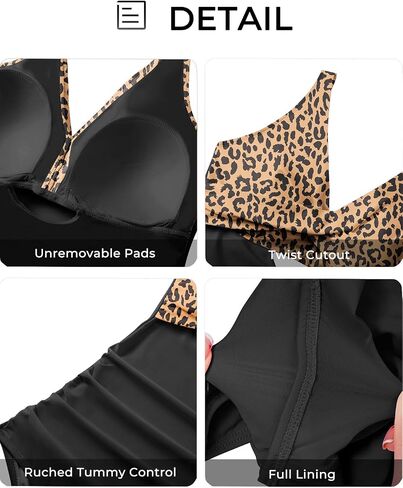 Aqua Eve Plus Size One Piece Swimsuit for Women Tummy Control Bathing Suits Cut Out Swimwear in Saudi Arabia