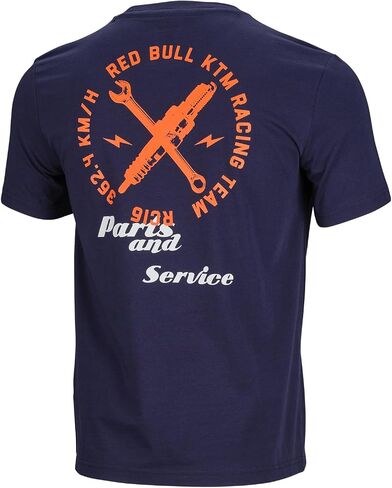 KTM Red Bull Apex Men's T-Shirt, Navy/Orange in Saudi Arabia
