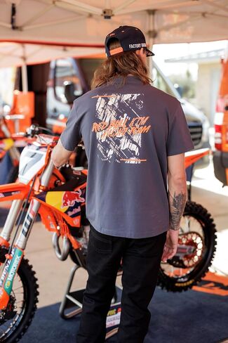 KTM Red Bull Apex Men's T-Shirt, Navy/Orange in Saudi Arabia