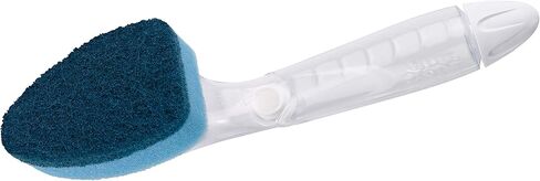 Scotch-Brite Non-Stratch Dishwand, Scrubber for Cleaning Kitchen, Bathroom, and Household, Non-Scratch Dish Scrubber Safe for Non-Stick Cookware,( Pack of 4) in Saudi Arabia
