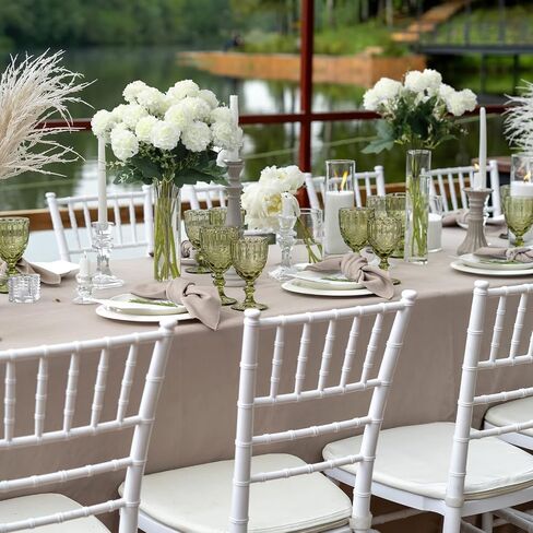 5 Bundle Wedding Hydrangea Silk Flower 50 Heads White Faux Artificial for Decoration White Flowers for Centerpieces Home Table Floral Decor DIY in Saudi Arabia