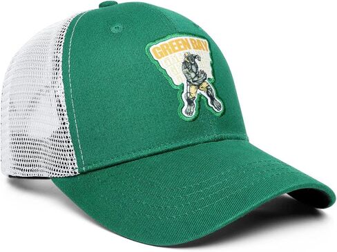 Green Bay Trucker Hat for Men Snapback Cap for Football Fans Gifts in Saudi Arabia