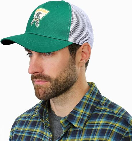 Green Bay Trucker Hat for Men Snapback Cap for Football Fans Gifts in Saudi Arabia
