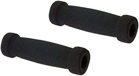 AlveyTech Black 5-1/4" Universal Handlebar Foam Grips - for The Pride Victory ES 10, Mobility Scooter, Electric Scooters, Wheelchair, E-Bikes Hand Grip Set, Mini Dirt Bike, fits Any 7/8" Handle Bar in Saudi Arabia