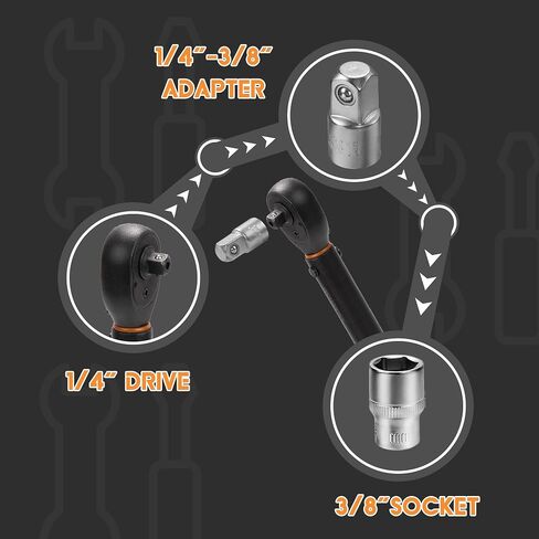 1/2-Inch Drive Click Torque Wrench 3 Pcs Set, 1/2 Torque Wrench 10-150FT-LB/13.6-203.4N.m, Torque Wrench 1/2 Drive with 1/2'' Extension Bar and 1/2''to 3/8'' Adaptor in Saudi Arabia