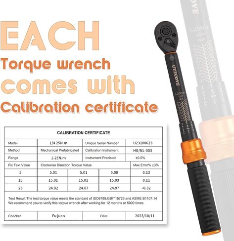 1/2-Inch Drive Click Torque Wrench 3 Pcs Set, 1/2 Torque Wrench 10-150FT-LB/13.6-203.4N.m, Torque Wrench 1/2 Drive with 1/2'' Extension Bar and 1/2''to 3/8'' Adaptor in Saudi Arabia