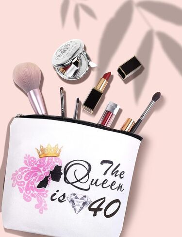 40th Birthday Mirror, 40th Birthday Gifts for Women, 40th Birthday Compact Mirror, 40th Birthday Makeup Bag, 40th Birthday Compact Mirror, 40 Birthday Gifts for Women, 40th Bday Gifts for Women in Saudi Arabia
