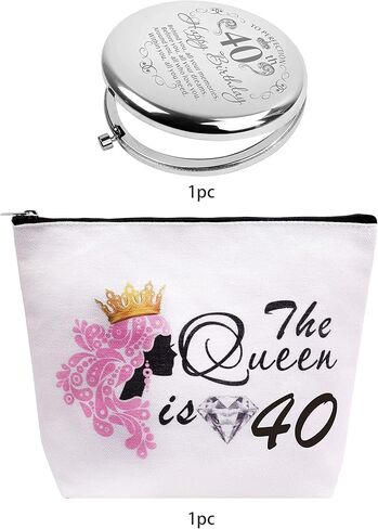 مرآة عيد الميلاد الأربعين، هدايا عيد الميلاد الأربعين للنساء، مرآة مدمجة لعيد الميلاد الأربعين، حقيبة مكياج لعيد الميلاد الأربعين، مرآة مدمجة لعيد الميلاد الأربعين، 40 هدية عيد ميلاد للنساء، هدايا عيد الميلاد الأربعين للنساء in Kuwait