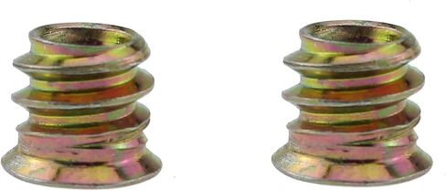 50pcs M6x10 Threaded Inserts for Wood Nutsert Furniture Screw-in Nut, Wood Hex Drive Threaded Wood Inserts in Saudi Arabia