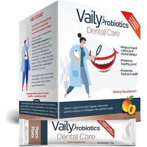 Oral & Dental Probiotics for Teeth & Gums - Oral Health Probiotics Powder - Healthy Gum Cavity Protection & Fresh Breath Dental Care for Kids & Adults - Oral Probiotics for Mouth Bad Breath 30PK