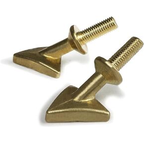 2pc Jounjip Replacement Tips for Jounjip or Gino Brand 80 Watt Plastic Welding Kits - 1/4"-28 Thread